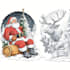 draw unique christmas illustration