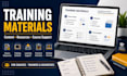 create online course content and training materials