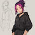 do a illustration anime and roleplaying character