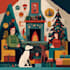 design christmas themed illustration