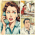 create authentic retro comic illustration