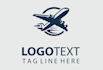 design professional airplane logo badge patch