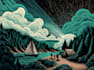 create awesome linocut illustration art