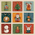 illustration christmas book , holiday funny cartoon