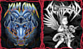 create illustration metal art, horror, dark art illustration
