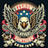 design high quality eagle mascot logo with t shirt design