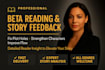 beta read your romance fantasy story with plot, pacing, and character feedback