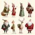 custom cute christmas character illustration