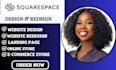 square website redesign, square website squarespace design, square online store