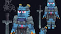 create custom minecraft blockbench lowpoly 3d model mobs weapon with animation