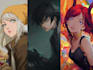draw anime and game style characters art