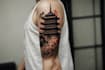 making a tattoo design in japanese style