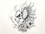 draw unique traditional tattoo design