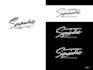 do handwriting scripted signature cursive autograph logo