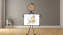 create paint explainer style video for social media