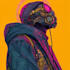create anime cyberpunk illustration