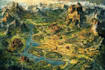 do map illustration map design fantasy map maker cartography