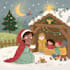 christmas children book illustration, bible illustration