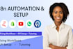 setup n8n automations teach n8n build shopify youtube ffmpeg ai agent workflow