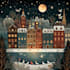 design beautiful christmas card and new year cards