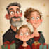 draw christmas illustrations and cards for you