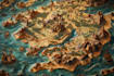 make fantasy map illustration