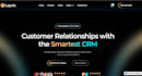 build crm integrated webflow website webflow crm website ai saas webflow website