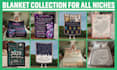 create unique quilt, fleece blanket designs and customized