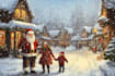 create festive holiday christmas design illustration