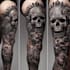 create a tattoo design of tattoo sleeve