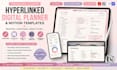create a hyperlinked digital planner, etsy digital planner, adhd notion template