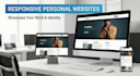 create responsive personal and business portfolio website