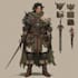 fantasy character fantasy character art in unique style