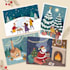 draw christmas illustrations and cards for you