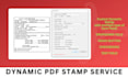 create custom dynamic pdf stamp using javascript
