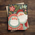 create a beautiful illustrated christmas card