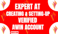 create and set up your awin affiliate account