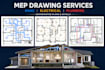 draw mep plans for mechanical electrical and plumbing systems with permit plans