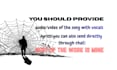 make perfect karaoke lyrics videos