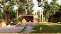 design hoa approval front yard landscape with 2d plan and 3d render
