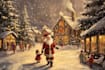 create a beautiful illustrated christmas card