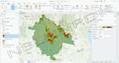 create a professional gis map visualization carthography from your data