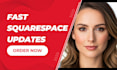 update your squarespace site in 24 hours banners, hours, and quick fixes