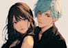 make a anime couple character art anime style