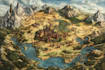draw detailed hand drawn fantasy map battle map