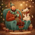 create festive holiday christmas design illustration