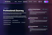 build stunning animated developer portfolio website