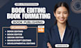 do book editing, book formatting, book proofreading for kindle publishing