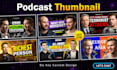 create podcast thumbnail design