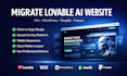 migrate clone copy convert lovable ai to wix wordpress shopify framer website